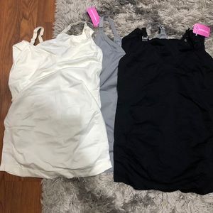 3 nwt nursing tank tops